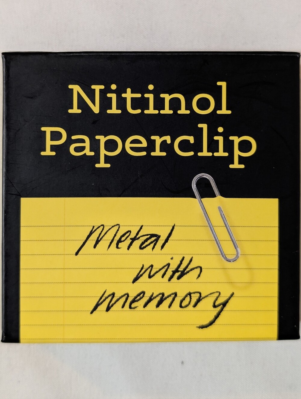 Nitinol Memory Change Self Bending Paperclip Curiosity Box Illusion Magic Trick